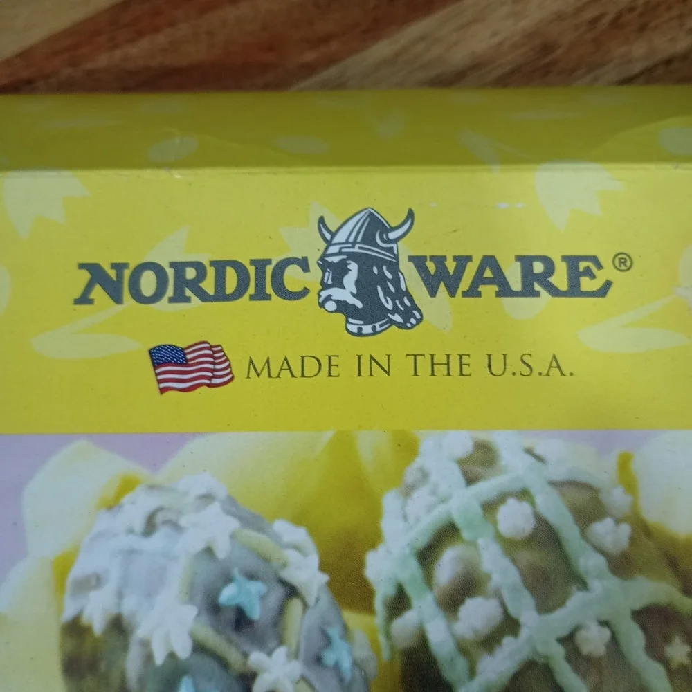Nordic Ware Easter Egg Baking Mold Muffin Mini Cake Cast Aluminum‎ Pan USA